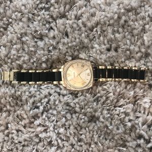Bebe Black and Gold Watch